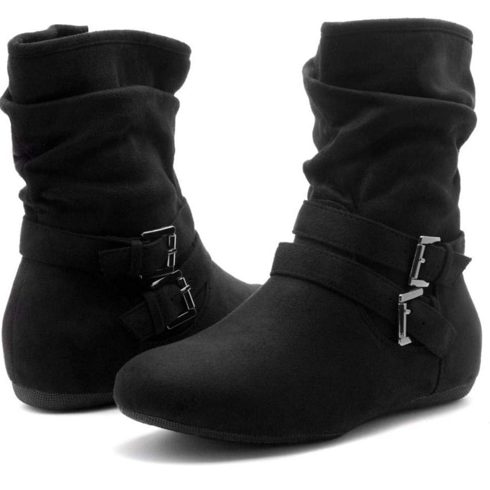 BRAND NEW HERSTYLE LINDELL FLAT HEEL CALF SIDE ZIPPER SLOUCH ANKLE BOOTIES - Picture 16 of 16